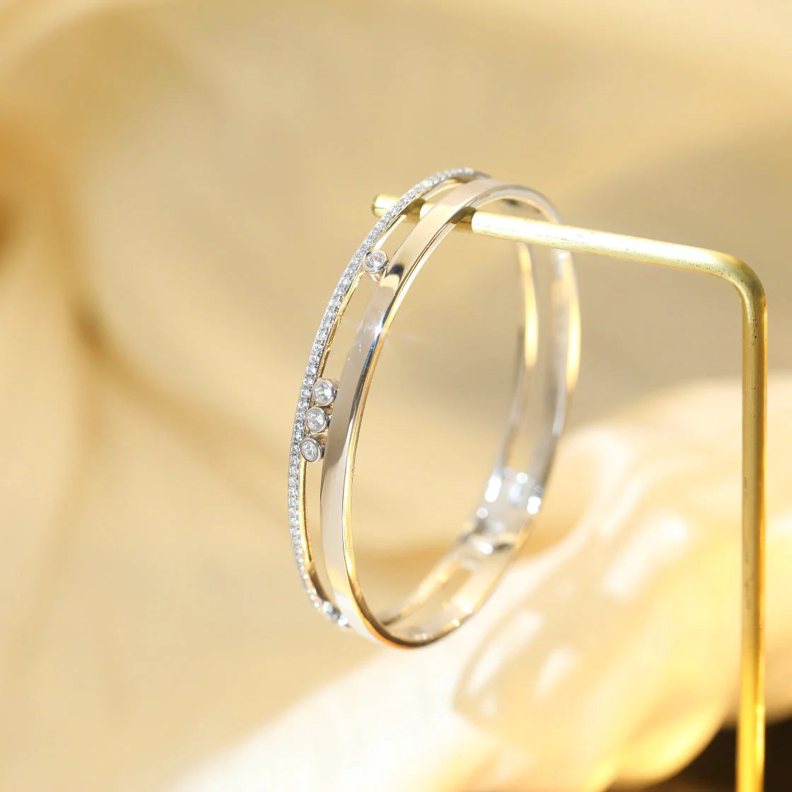[Lumi]Move Romane Diamond Bangle Bracelet