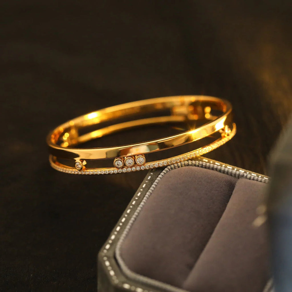 [Lumi]Move Romane Diamond Bangle Bracelet