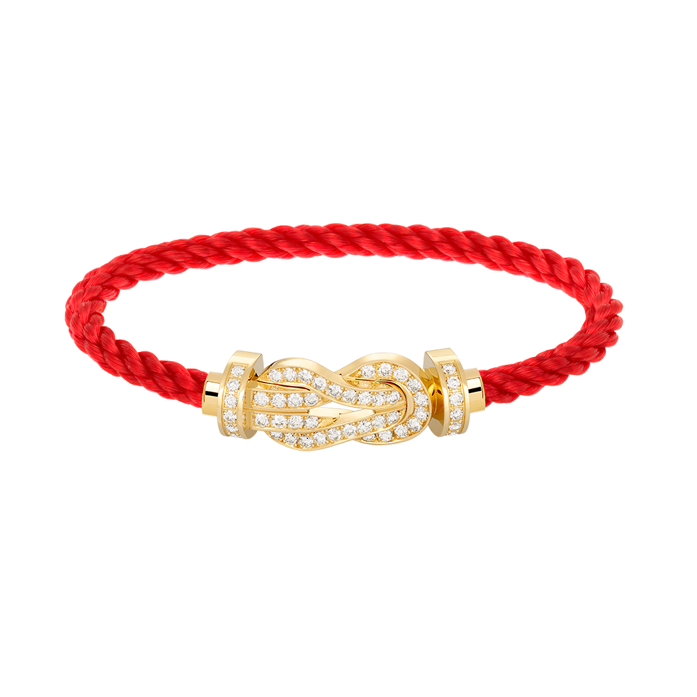 [Lumi Jewels]CHANCE LARGE 8 FIGURE BUCKLE FULLDIAMOND BRACELET GOLD