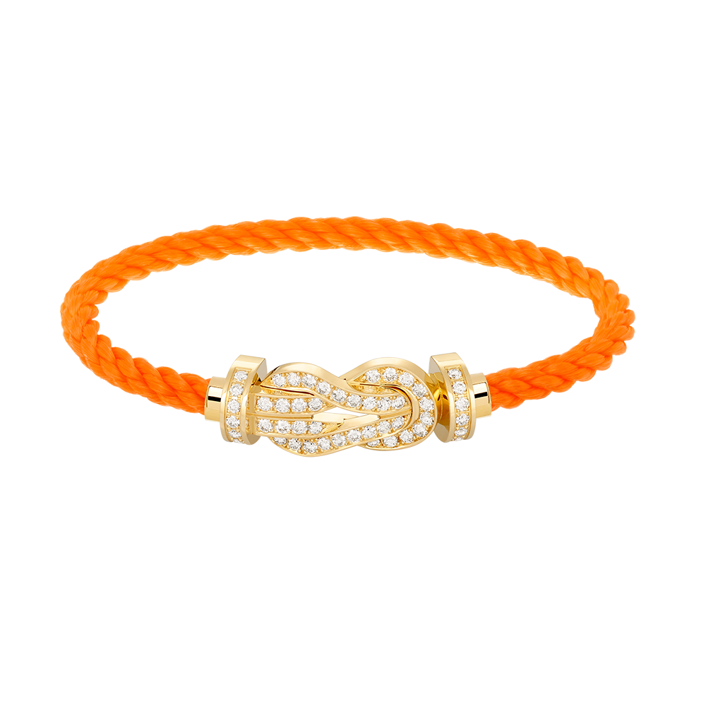 [Lumi Jewels]CHANCE LARGE 8 FIGURE BUCKLE FULLDIAMOND BRACELET GOLD