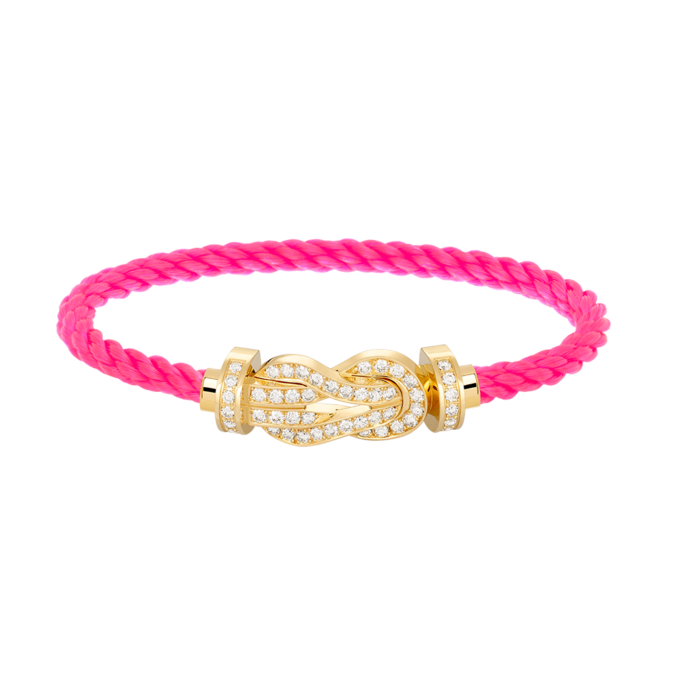 [Lumi Jewels]CHANCE LARGE 8 FIGURE BUCKLE FULLDIAMOND BRACELET GOLD