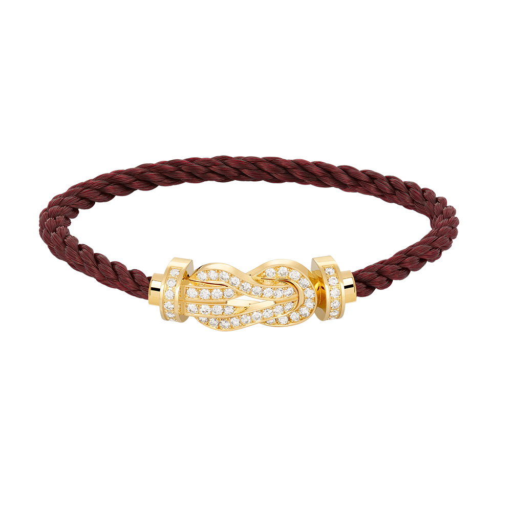 [Lumi Jewels]CHANCE LARGE 8 FIGURE BUCKLE FULLDIAMOND BRACELET GOLD