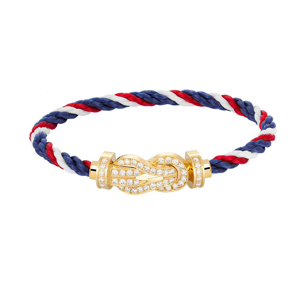 [Lumi Jewels]CHANCE LARGE 8 FIGURE BUCKLE FULLDIAMOND BRACELET GOLD