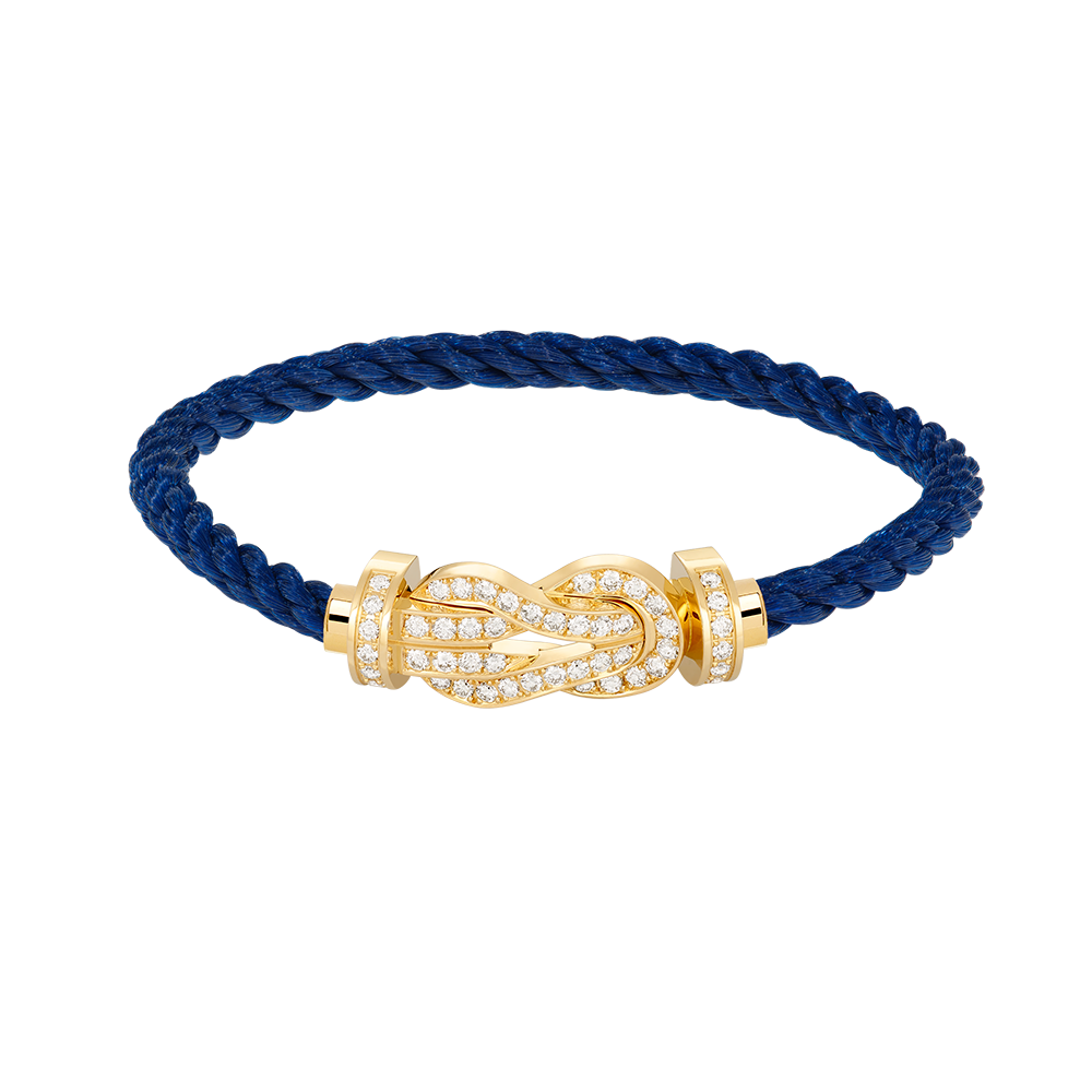 [Lumi Jewels]CHANCE LARGE 8 FIGURE BUCKLE FULLDIAMOND BRACELET GOLD