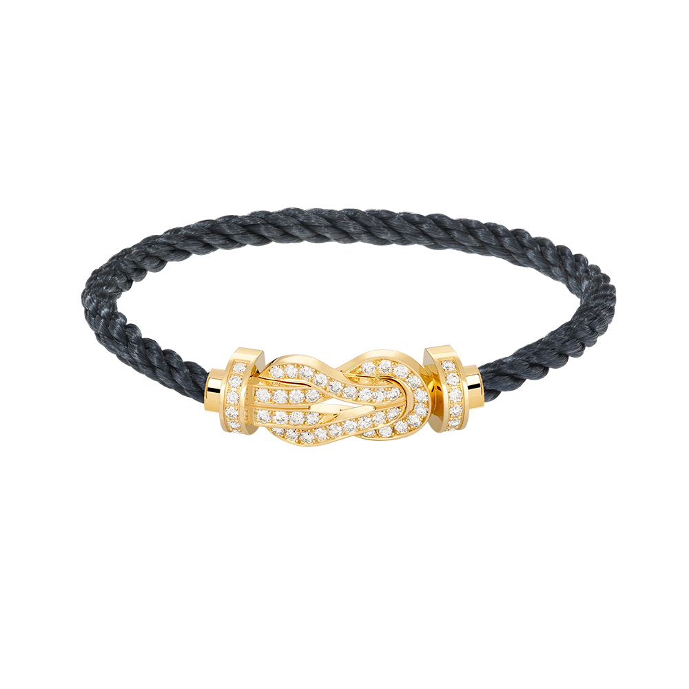[Lumi Jewels]CHANCE LARGE 8 FIGURE BUCKLE FULLDIAMOND BRACELET GOLD