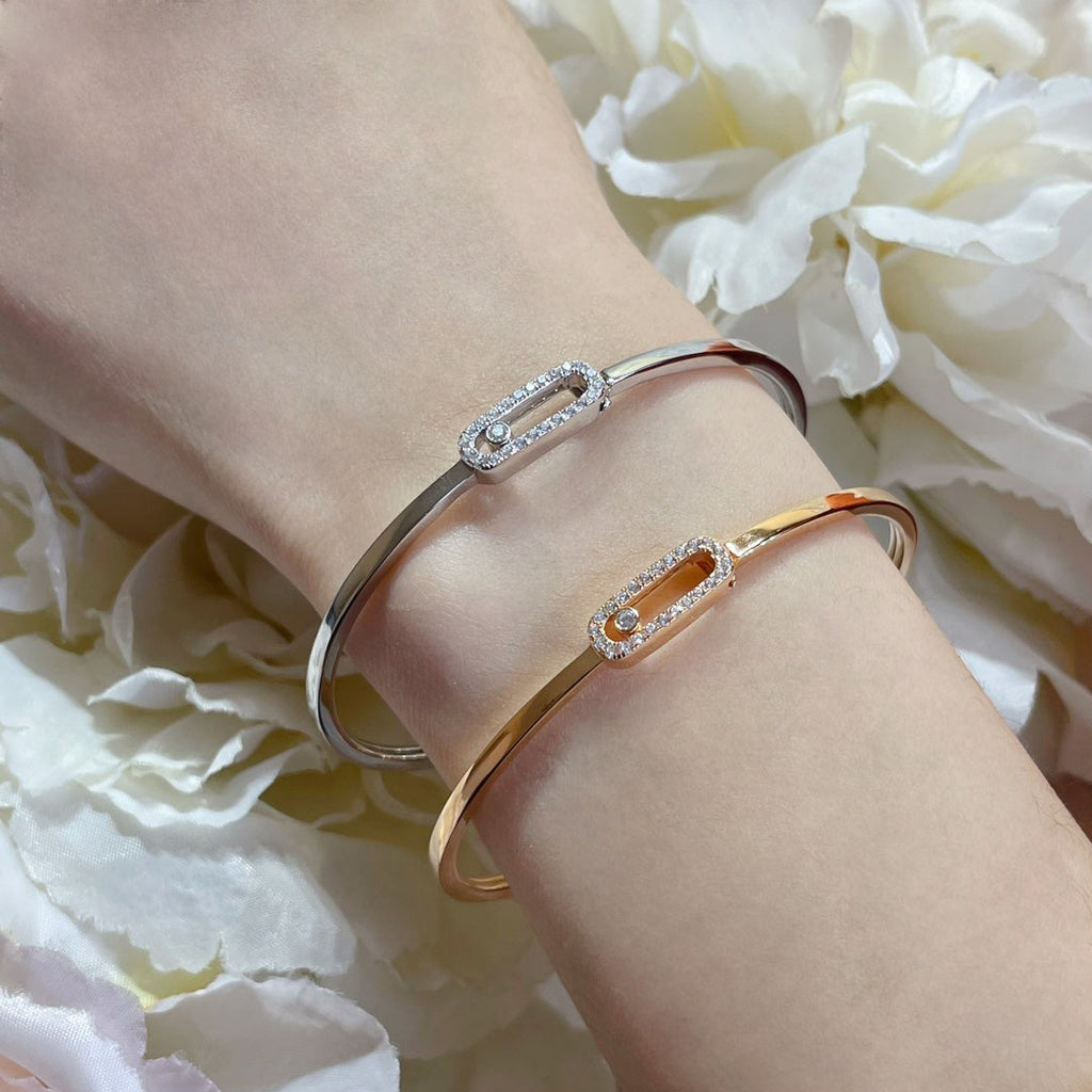 [Lumi Jewels]Move Uno pav¨¦ flex bangle medium