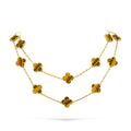 [Lumi Jewels]CLOVER 20 MOTIFS TIGER EYE ROSE GOLD