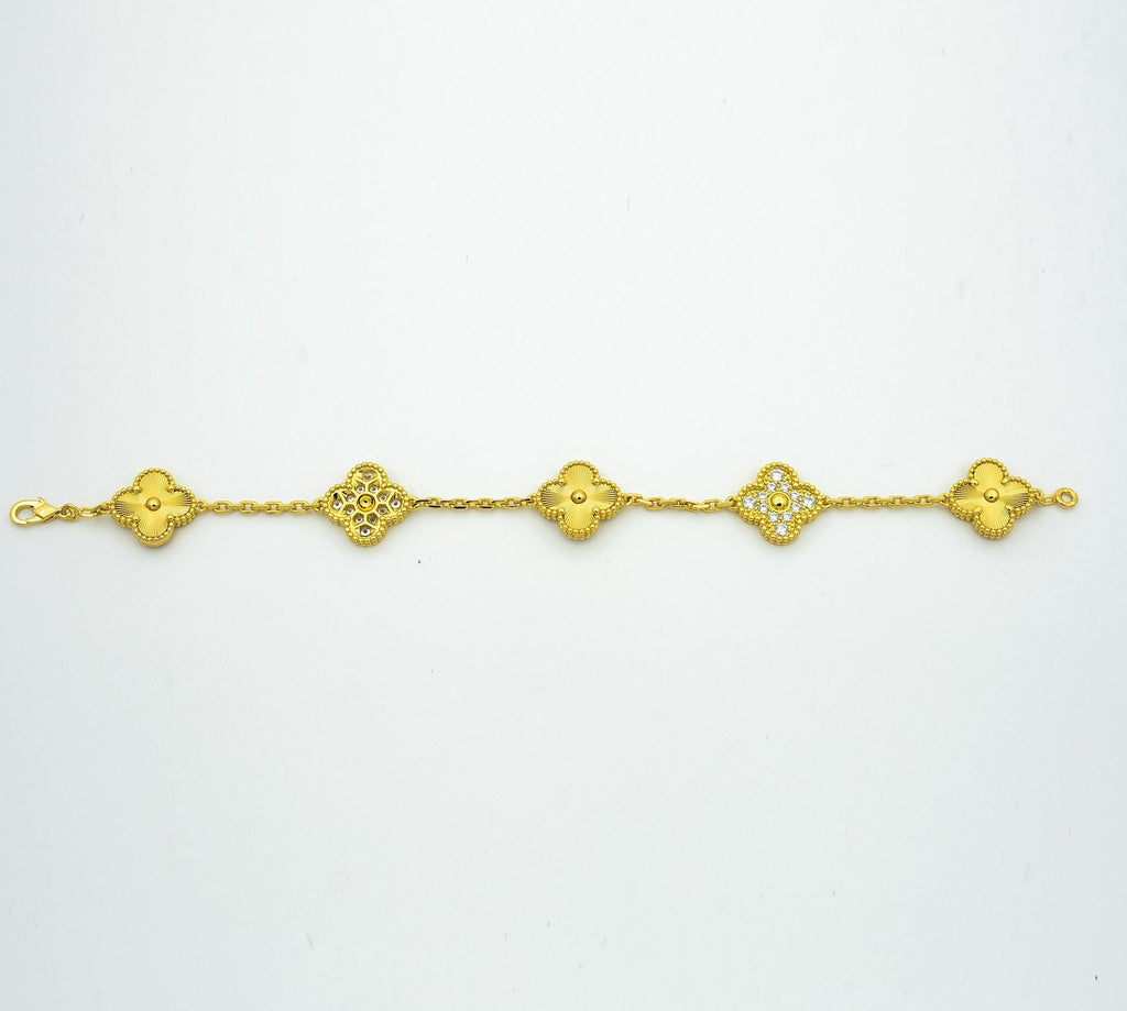 [Lumi Jewels] CLOVER 5 MOTIF LASER BRACELET COLLECTION