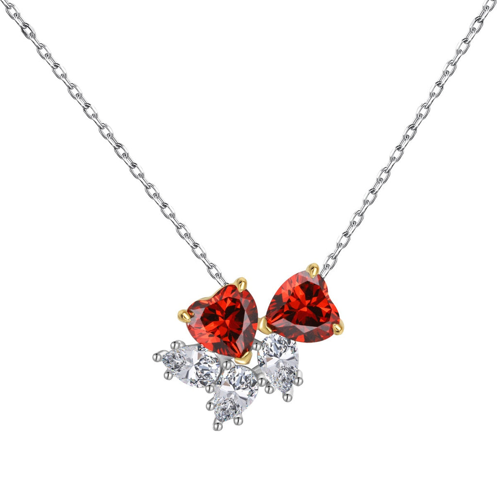 [Lumi Jewels]Dainty Red Heart Necklace