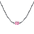 [Lumi Jewels]2.0 carat Ornate Emerald Cut Necklace