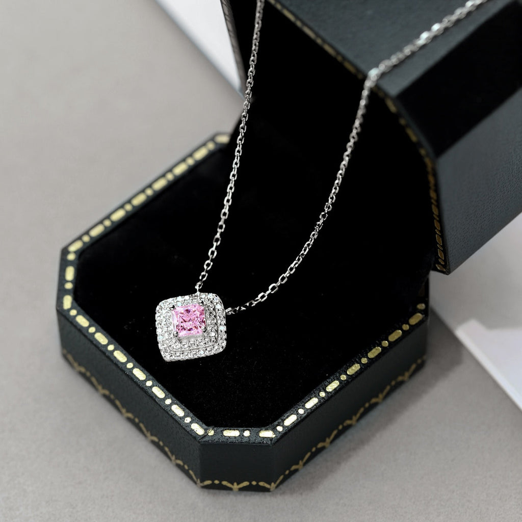[Lumi Jewels]Sparkling Asscher Cut Necklace