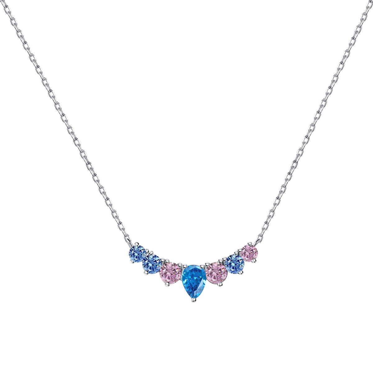 [Lumi Jewels]Dainty Colorful Heart Necklace