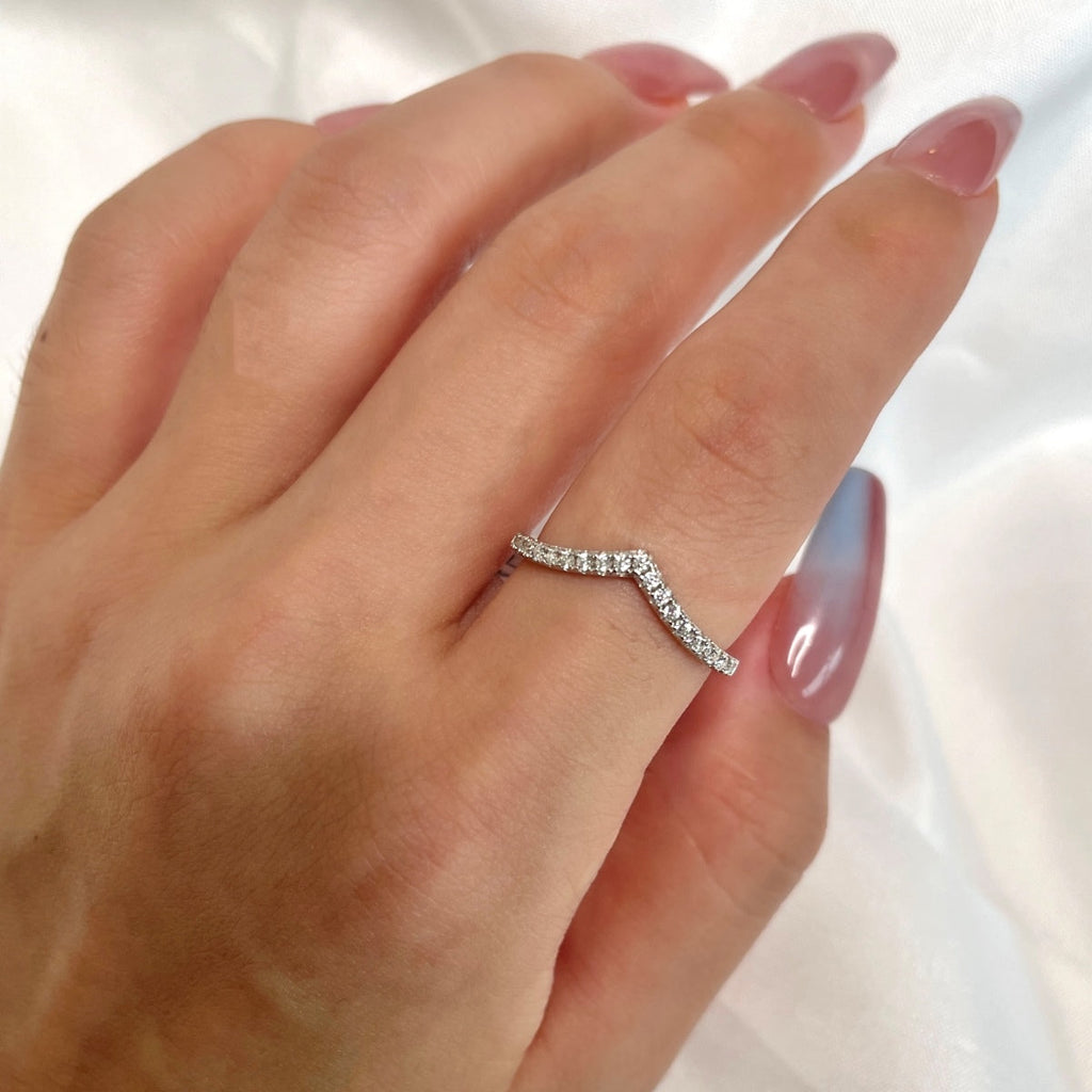 [Lumi Jewels]Elaborate Tennis Band Ring