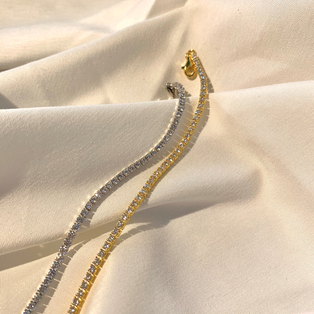 [Lumi Jewels]Radiant Shinning Princess Cut Tennis Bracelet