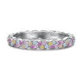 [Lumi Jewels]Dainty Ebullient Round Cut Daily Ring