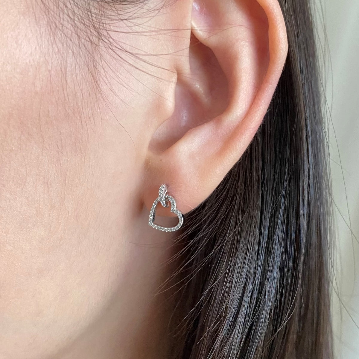 [Lumi Jewels]Dainty Heart Shape Earrings