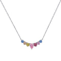 [Lumi Jewels]Dainty Colorful Heart Necklace