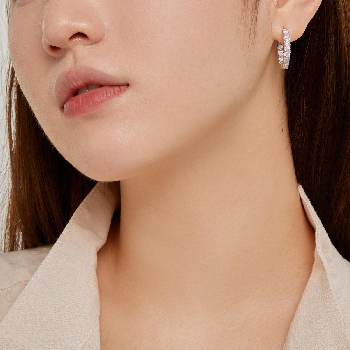 [Lumi Jewels]Unique Round Cut Daily Earrings