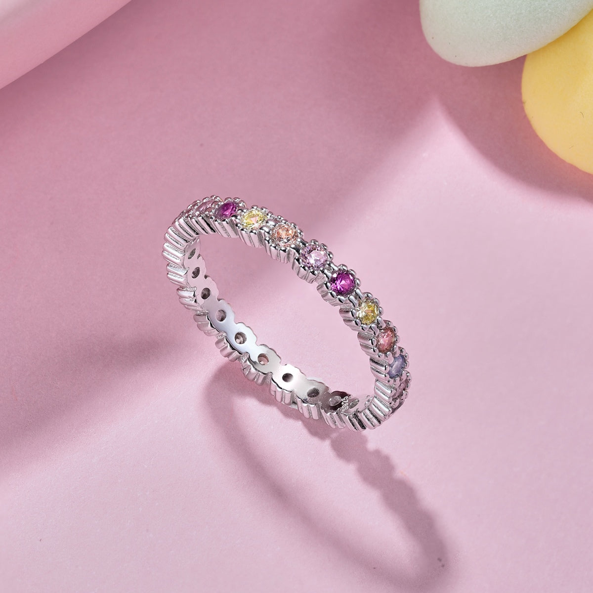 [Lumi Jewels]Exquisite Colorful Round Cut Party Ring