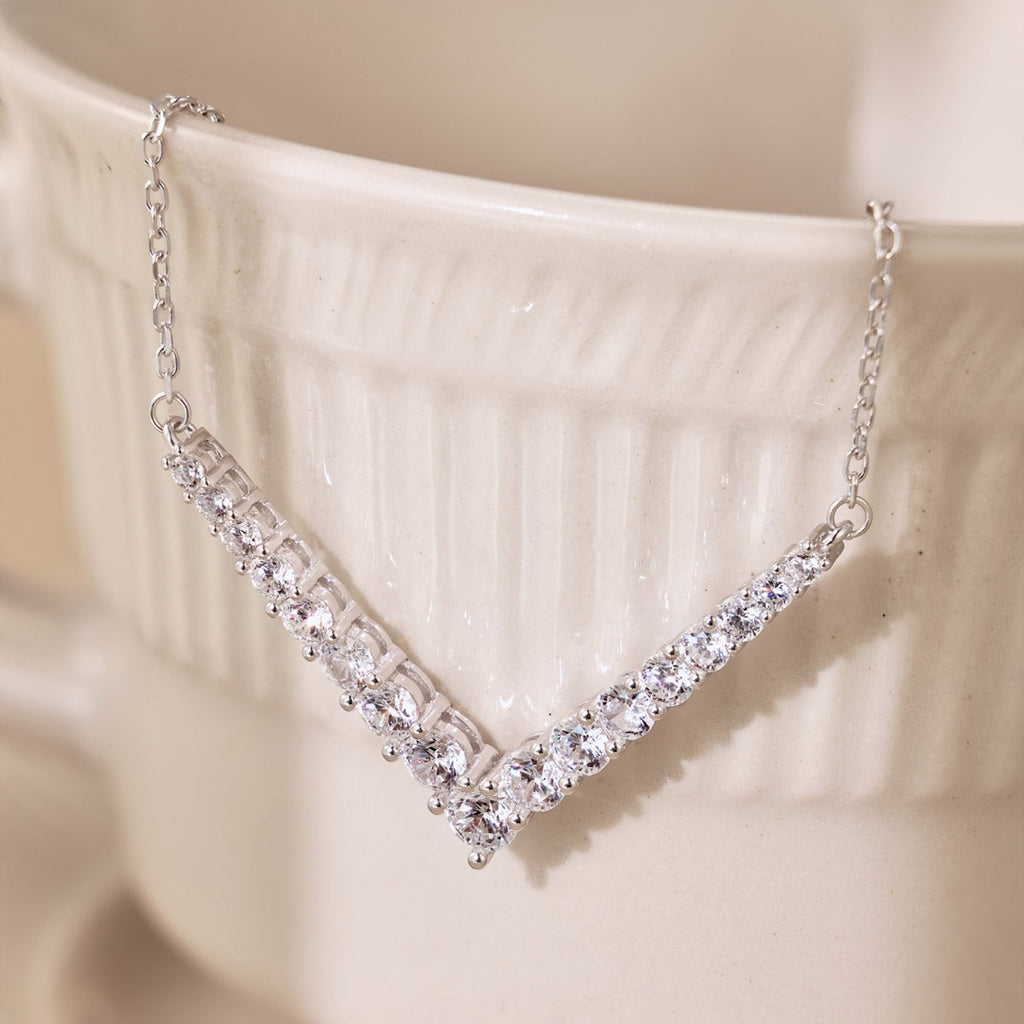 [Lumi Jewels]Ornate Round Cut Necklace