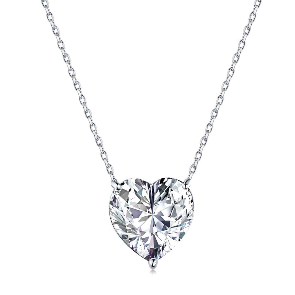 [Lumi Jewels]6.0 carat Radiant Heart Shape Necklace