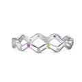 [Lumi Jewels]Ornate Vibrant Round Cut Daily Ring