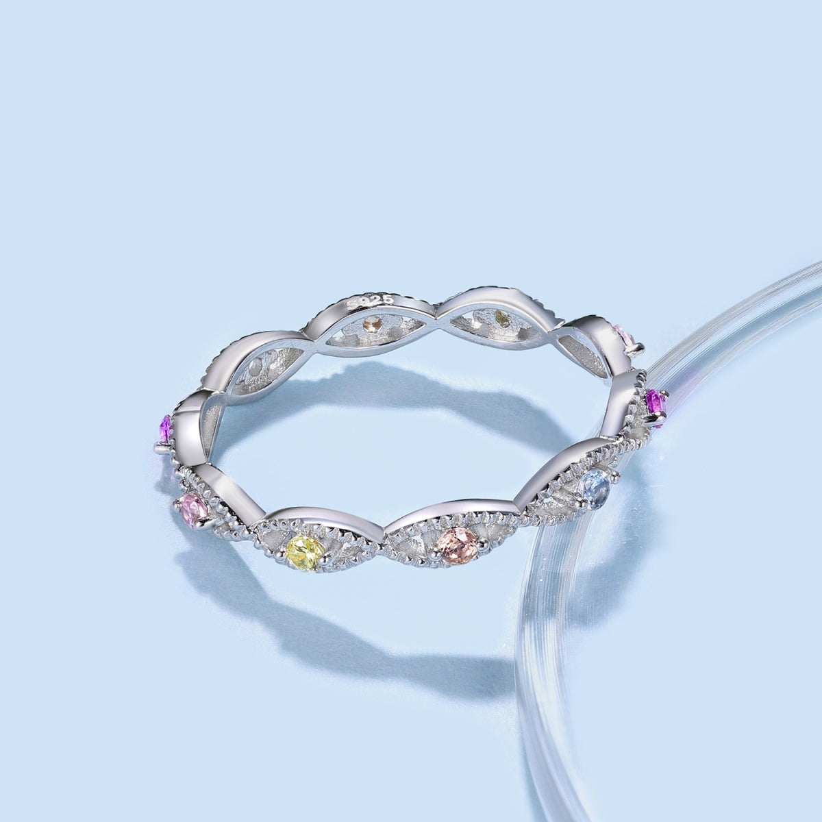 [Lumi Jewels]Elegant Energetic Round Cut Daily Ring