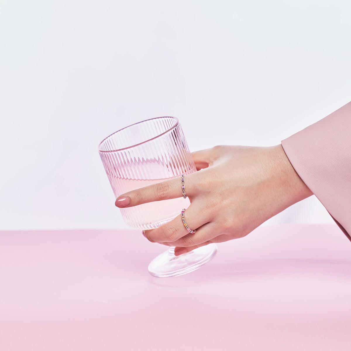 [Lumi Jewels]Elegant Energetic Round Cut Daily Ring