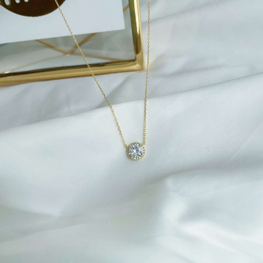 [Lumi Jewels]Luxurious Round Cut Necklace