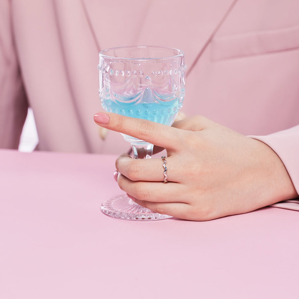 [Lumi Jewels]Ornate Vibrant Round Cut Daily Ring