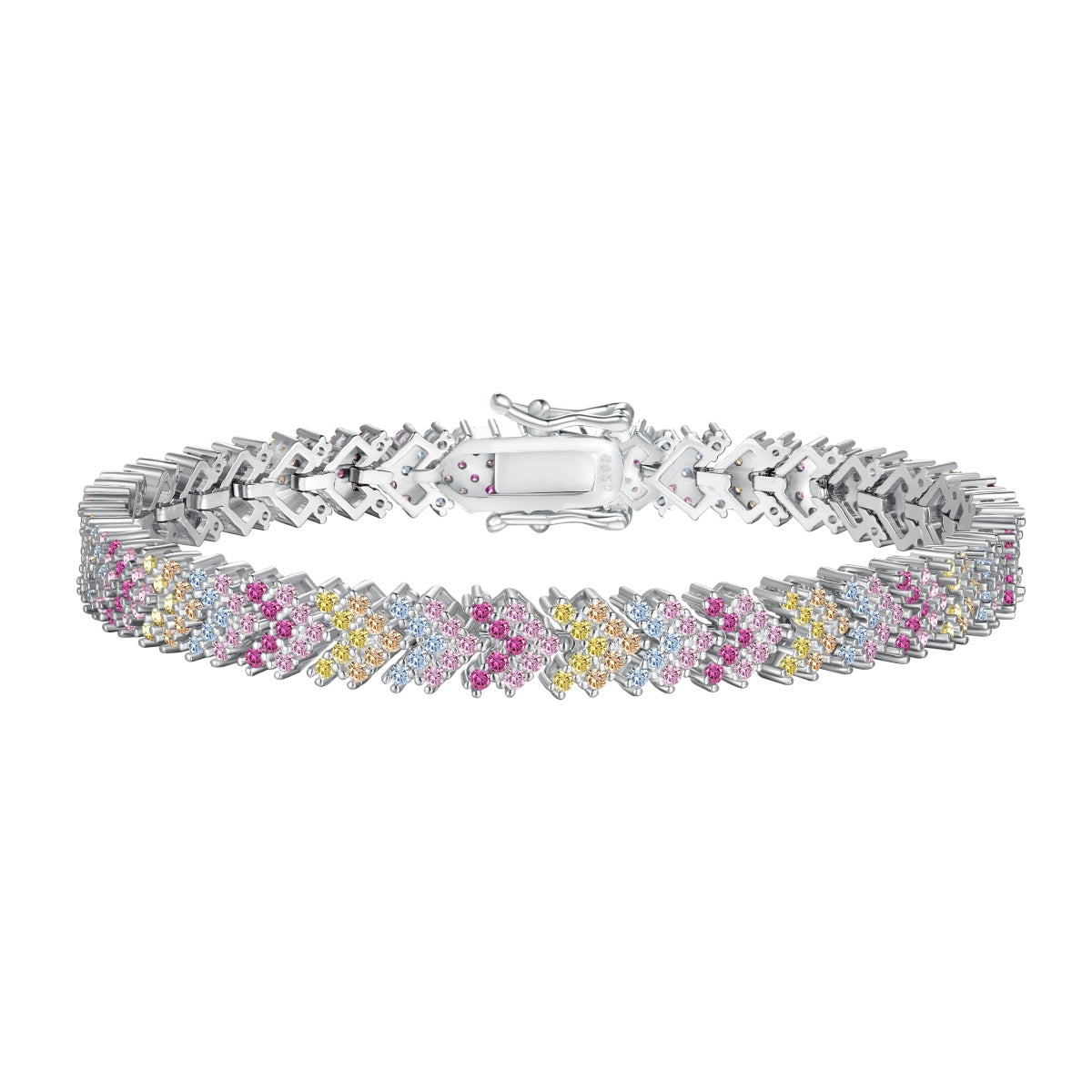 [Lumi Jewels]Ornate Sparkling Round Cut Party Bracelet