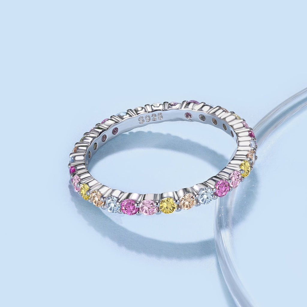[Lumi Jewels]Elegant Vivid Round Cut Daily Ring