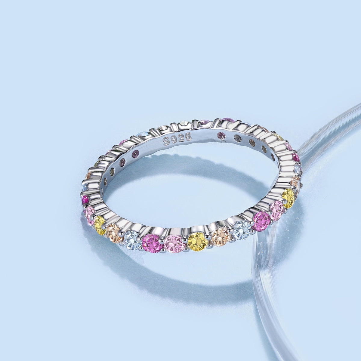 [Lumi Jewels]Elegant Vivid Round Cut Daily Ring