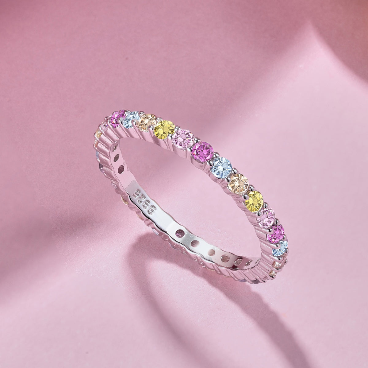 [Lumi Jewels]Elegant Vivid Round Cut Daily Ring