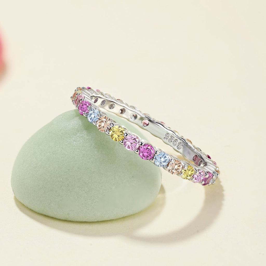 [Lumi Jewels]Elegant Vivid Round Cut Daily Ring