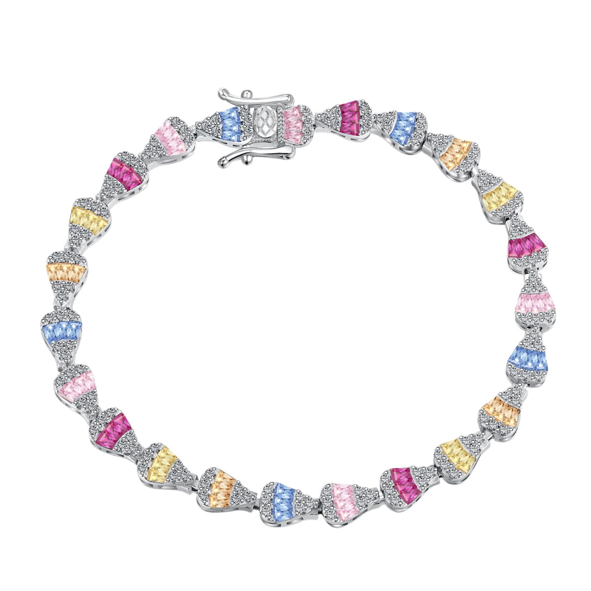 [Lumi Jewels]Radiant Water Drop Shape Daily Bracelet