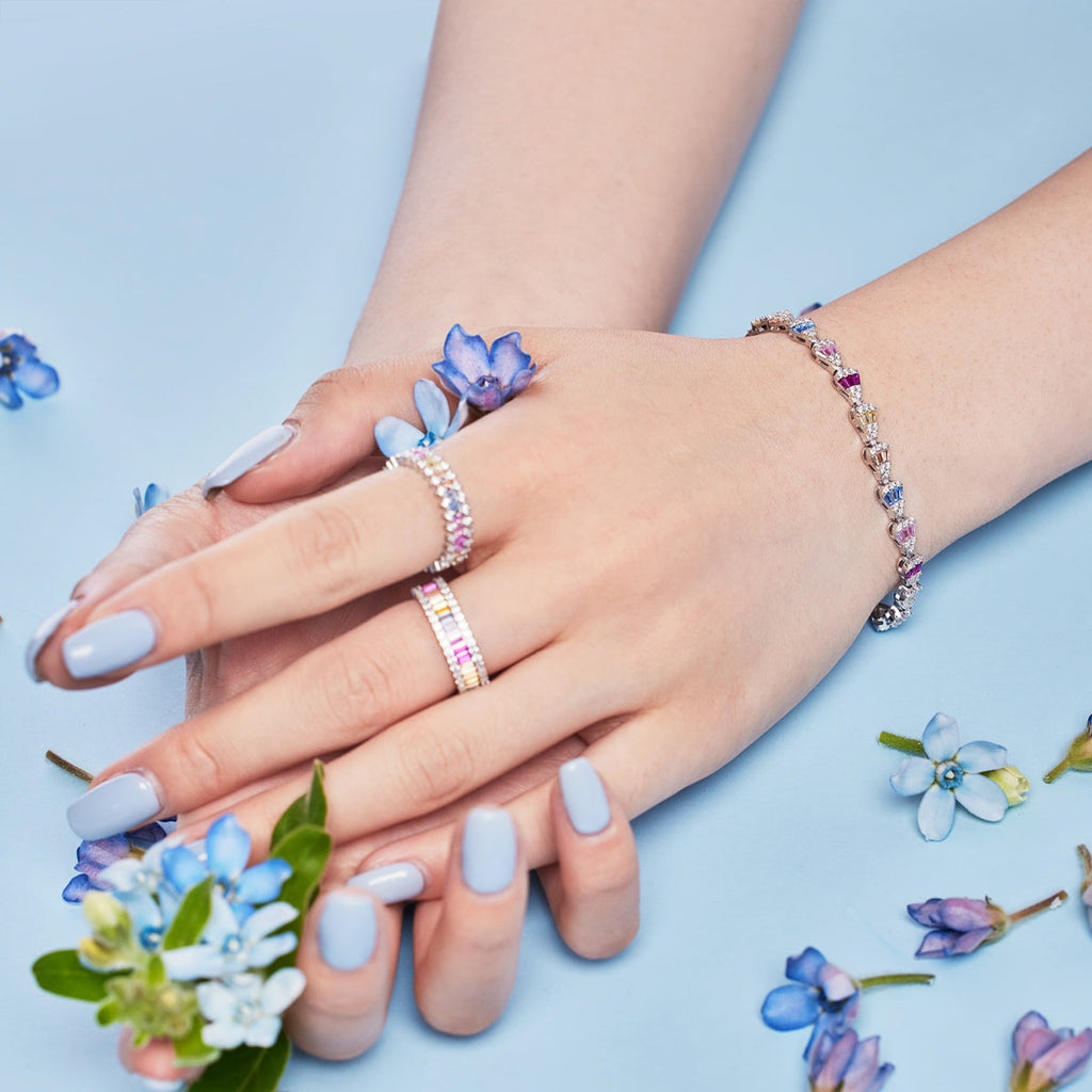 [Lumi Jewels]Radiant Water Drop Shape Daily Bracelet