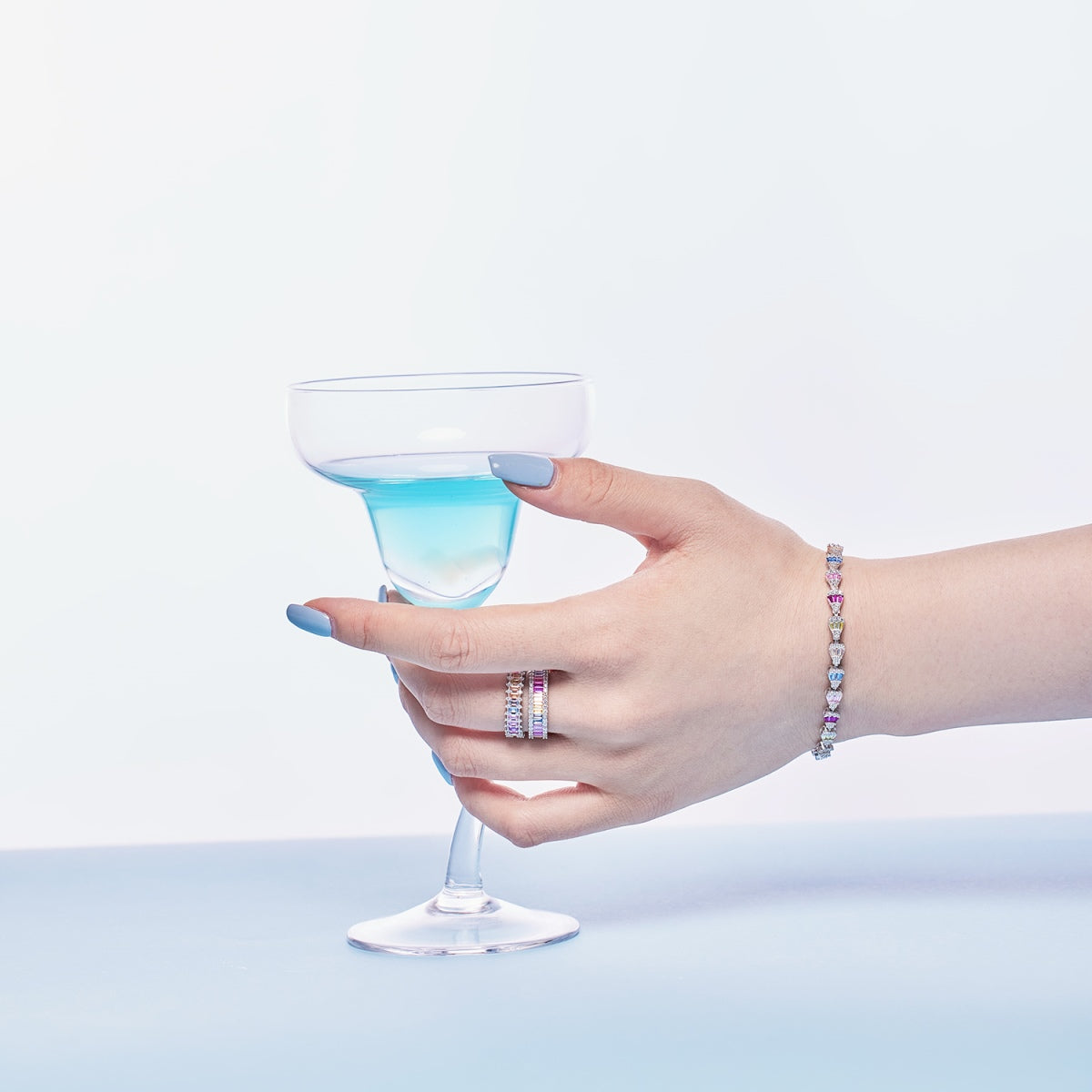 [Lumi Jewels]Radiant Water Drop Shape Daily Bracelet
