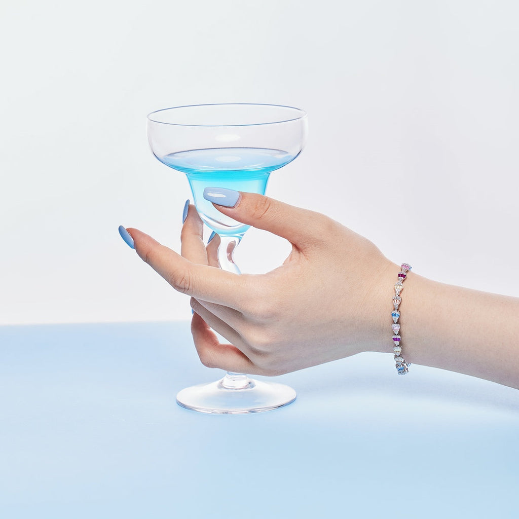 [Lumi Jewels]Radiant Water Drop Shape Daily Bracelet