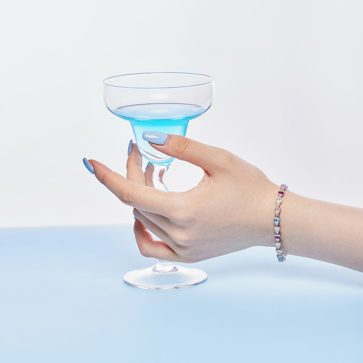 [Lumi Jewels]Radiant Water Drop Shape Daily Bracelet