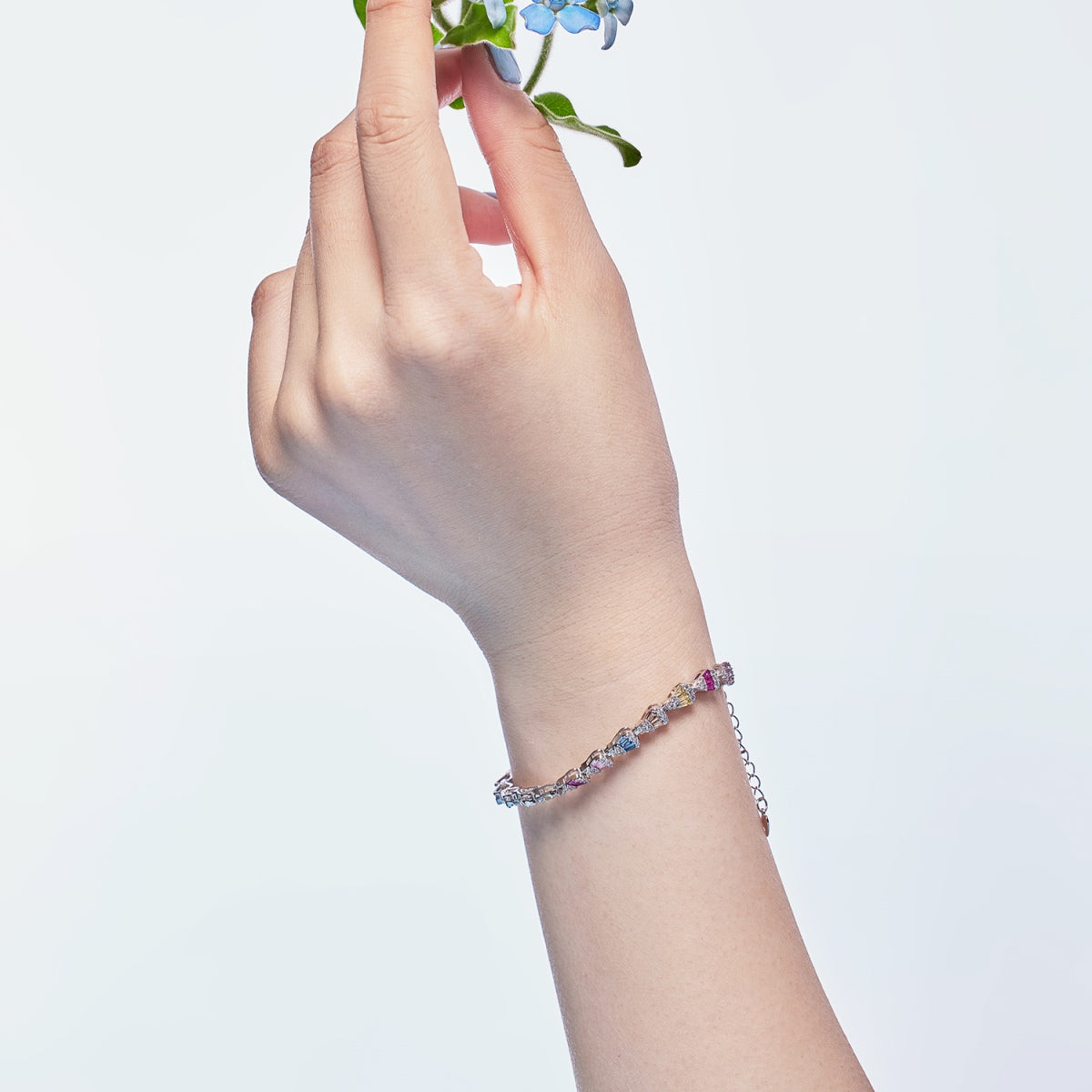 [Lumi Jewels]Radiant Water Drop Shape Daily Bracelet