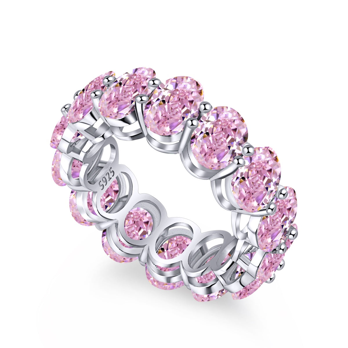 [Lumi Jewels]Dainty Elongated Cushion Cut Tennis Ring
