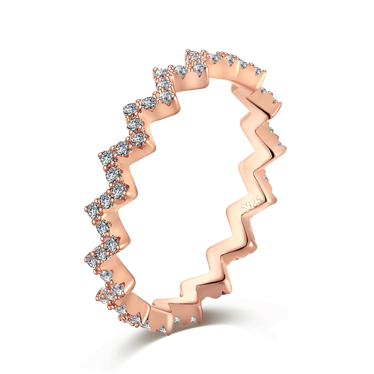 [Lumi Jewels]Delicate Enchanting Wave Shape Daily Ring
