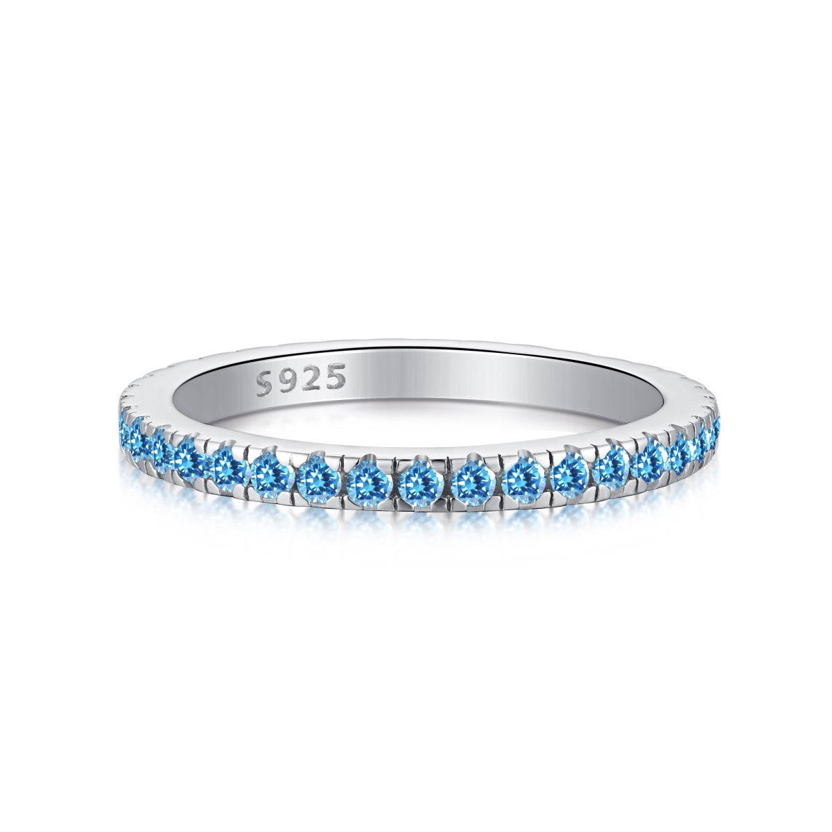 [Lumi Jewels]Delicate Sparkling Round Cut Daily Ring