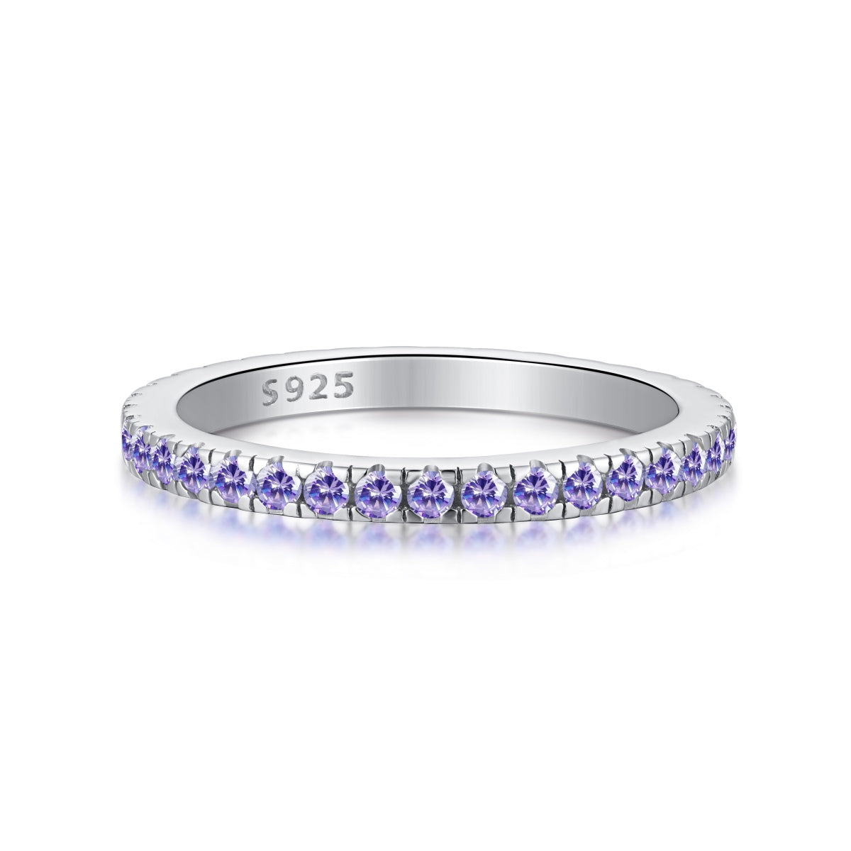[Lumi Jewels]Delicate Sparkling Round Cut Daily Ring