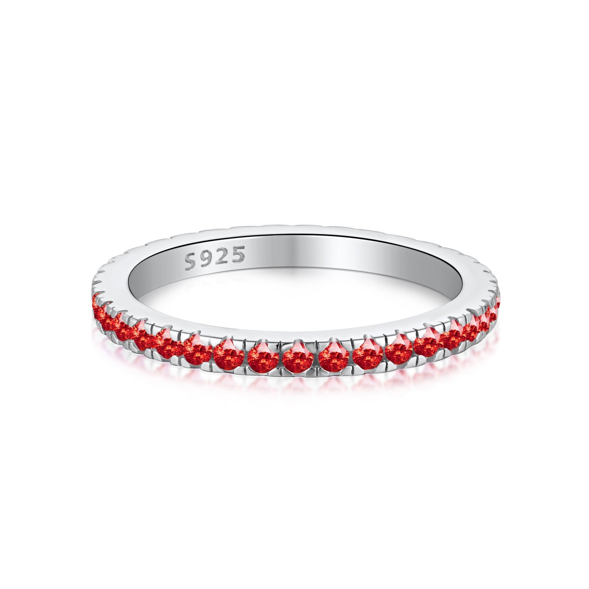 [Lumi Jewels]Delicate Sparkling Round Cut Daily Ring