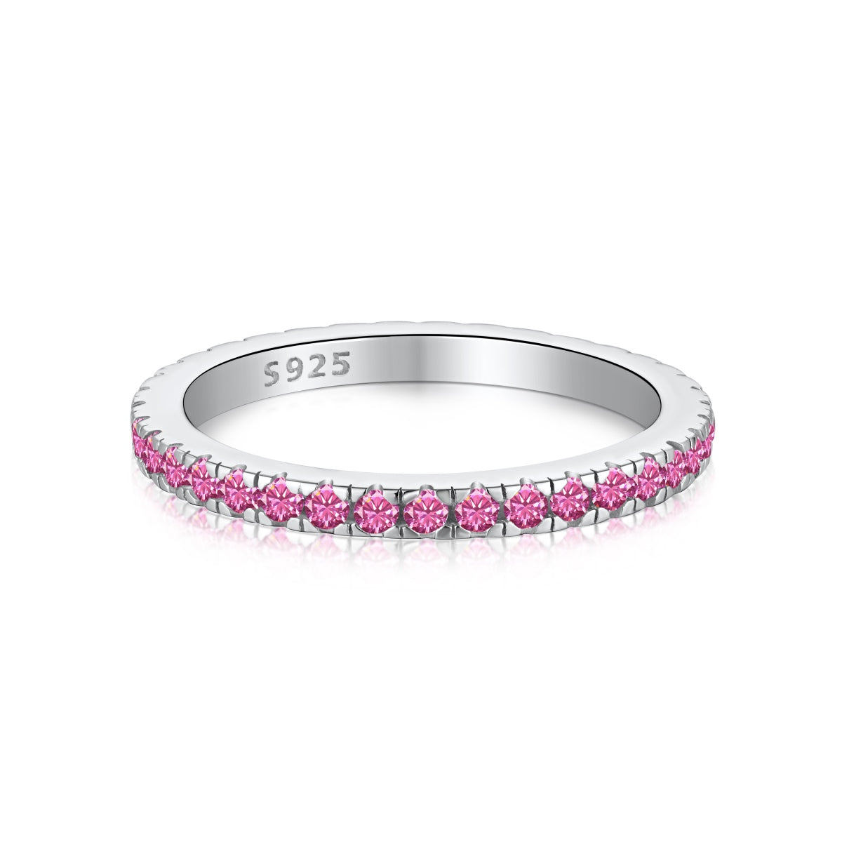 [Lumi Jewels]Delicate Sparkling Round Cut Daily Ring