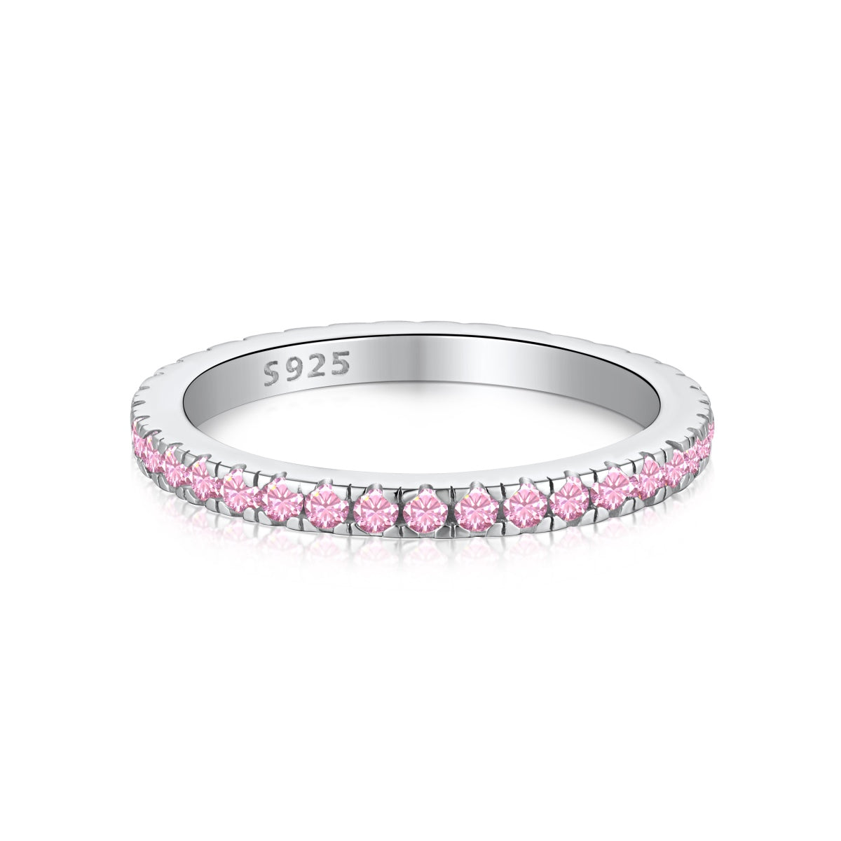 [Lumi Jewels]Delicate Sparkling Round Cut Daily Ring
