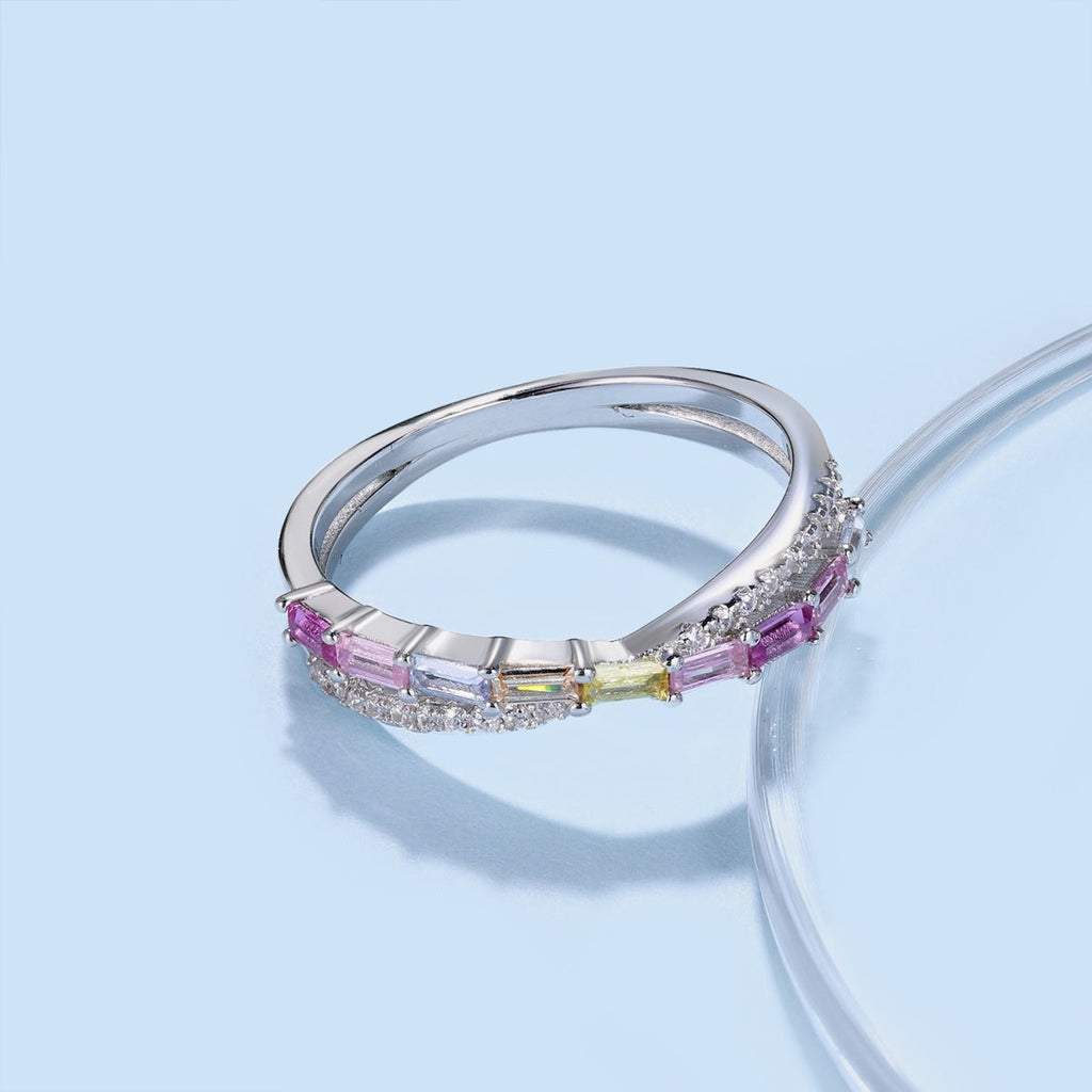 [Lumi Jewels]Energetic Elegant Radiant Cut Party Ring