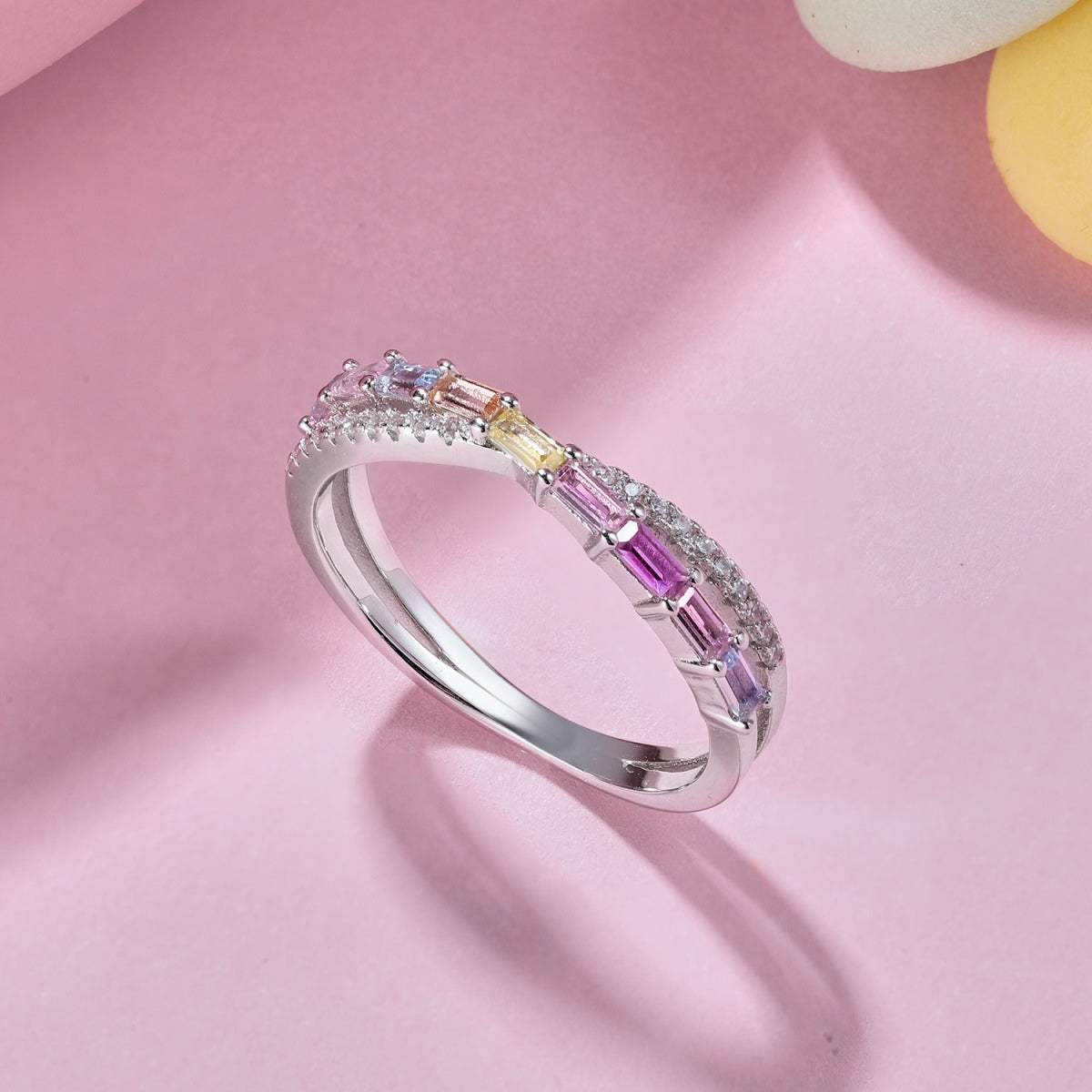 [Lumi Jewels]Energetic Elegant Radiant Cut Party Ring